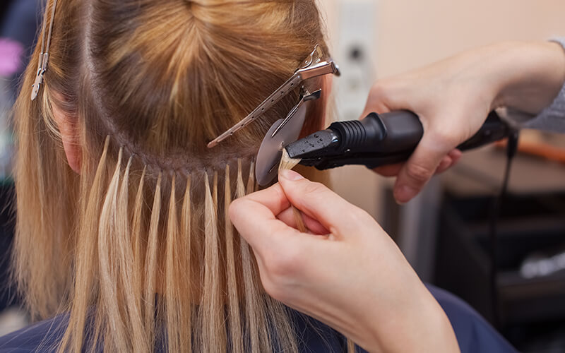 bonding hair extensions