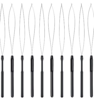 10 Pieces Hair Extensions Loop Threader